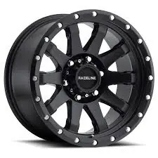 Raceline 934B Clutch 6X135 17x8.5 +0 Matte Black Top Pick