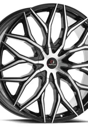 Don’t Miss Out Cavallo CLV-37 5x108/5x114.3 18x8 +35 Gloss Black & Machined