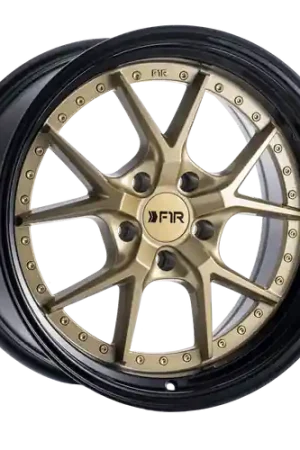 F1R F105 5X114.3 18x8.5 +38 Gold/Black Lip Editor’s Pick