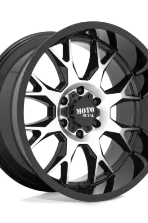 New Arrival Moto Metal MO806 8X180 20X10 -18 GLOSS BLACK MACHINED
