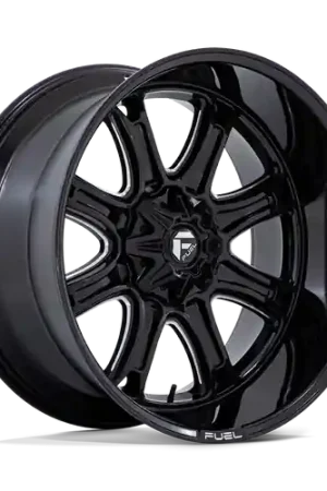 Fuel 1PC DARKSTAR 5X114.3/5X127 20X9 +1 GLOSS BLACK MILLED Discount