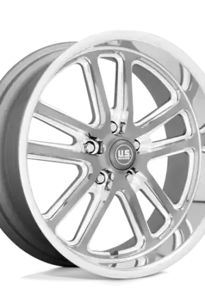 Editor’s Pick US Mag 1PC U130 BULLET 5X127 24X9 +1 TEXTURED GUN METAL WITH MILLED EDGES