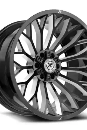 Seasonal Sale XF Off-Road XF-237 6x135/6x139.7 20x10 -24 Gloss Black & Milled
