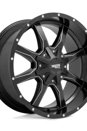 Moto Metal MO970 8X170 17X8 +0 SEMI GLOSS BLACK MILLED Buy Online