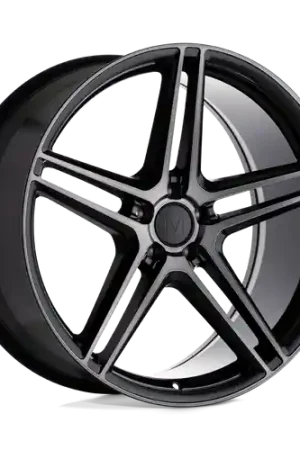 Direct From Manufacturer Mandrus BREMEN 5X112 20X10 +25 SEMI GLOSS BLACK W/ MIRROR CUT FACE