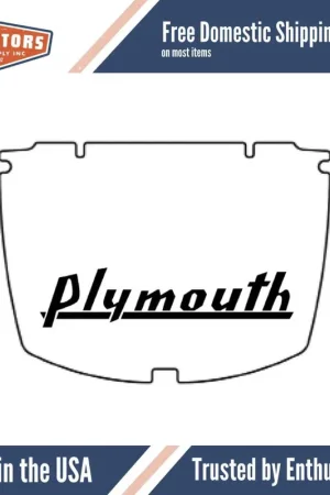 Best Seller Trunk Floor Mat Cover for 1937-1939 Plymouth Sedan Rubber