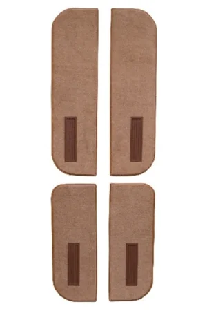 In Demand Carpet for 1989-1991 Chevrolet V3500 Crew Cab Inserts on Cardboard w/Vents Door Panel 4pc