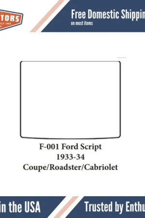 Trunk Floor Mat Cover for 33-34 Ford Cabriolet High Definition Rubber Smooth Top Rated