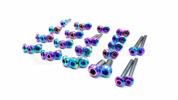 Dress Up Bolts Titanium Hardware Engine Kit (Blue) - 2022-2024 Subaru BRZ / Toyota GR86 Latest