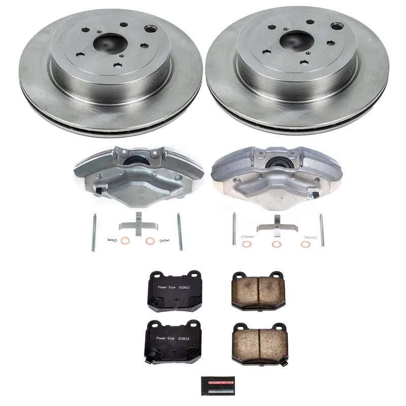 Power Stop Z17 Stock Replacement Brake Kit with Calipers (Rear) - 2008-2017 Subaru STI Crafted