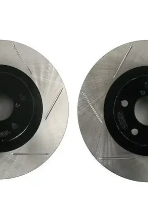 Stoptech Slotted Front Rotor Pair - Subaru Models (inc. 2002-2008 WRX) Best Price