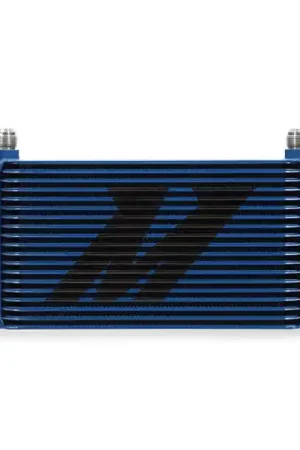 Weekend Sale Mishimoto Universal 19 Row Oil Cooler - Blue