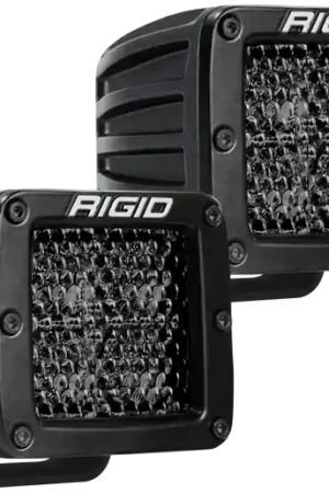 Rigid Industries D Series PRO Midnight Edition - Spot - Diffused - Pair Final Sale