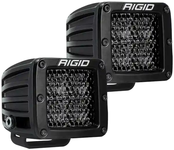 Rigid Industries D Series PRO Midnight Edition - Spot - Diffused - Pair Final Sale