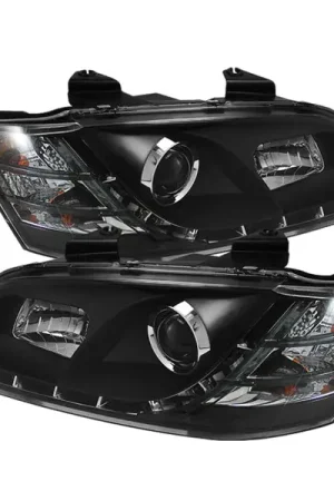 Next Day Delivery Spyder Pontiac G8 08-09 Projector Headlights DRL Black High H1 Low H7 PRO-YD-PG808-DRL-BK