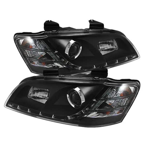 Next Day Delivery Spyder Pontiac G8 08-09 Projector Headlights DRL Black High H1 Low H7 PRO-YD-PG808-DRL-BK