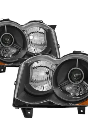 xTune Jeep Grand Cherokee 08-10 OEM Style Projector Headlights - Black PRO-JH-JGC08-AM-BK Budget