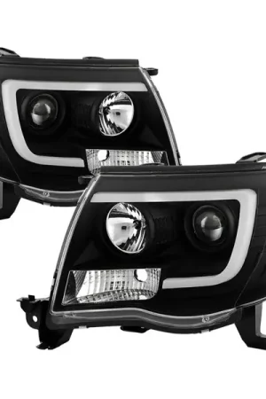 Weekend Sale Spyder Toyota Tacoma 05-11 V2 High-Power LED Headlights - Black PRO-YD-TT05PL-BK