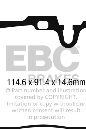 Hot Deal EBC 2014+ Mini Cooper John Cooper Works Ultimax2 Front Brake Pads