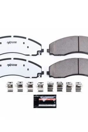Special Discount Power Stop 17-19 Ford F-450 Super Duty Rear Z36 Truck & Tow Brake Pads w/Hardware
