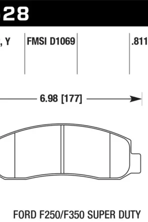 Seasonal Sale Hawk 05-11 Ford F250/F350 / 2011 Ford F550 Super Duty Street Front Brake Pads