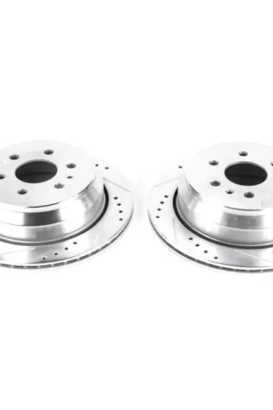 Professional Grade Power Stop 15-19 Chevrolet Colorado Rear Evolution Drilled & Slotted Rotors - Pair