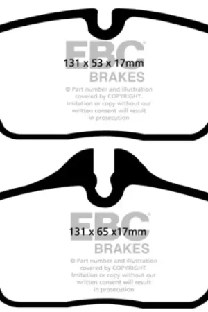 EBC 14+ Mini Hardtop 1.5 Turbo Cooper Yellowstuff Front Brake Pads Get Yours