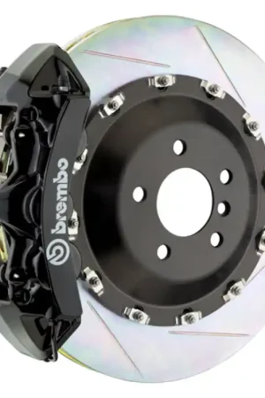 Sale Brembo 06-13 S350 Front GT BBK 6 Piston Cast 405x34 2pc Rotor Slotted Type1-Black