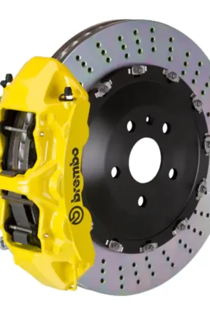 Factory Price Brembo 03-07 Cayenne/S/Turbo Fr GT BBK 6Pis Cast 405x34 2pc Rotor Drilled-Yellow