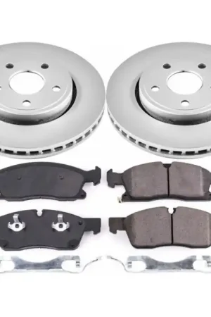Power Stop 17-19 Jeep Grand Cherokee Front Z17 Evolution Geomet Coated Brake Kit Bargain