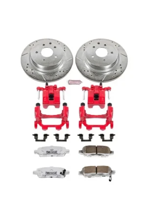 Power Stop 11-12 Infiniti G25 Rear Z26 Street Warrior Brake Kit w/Calipers No Minimum Order
