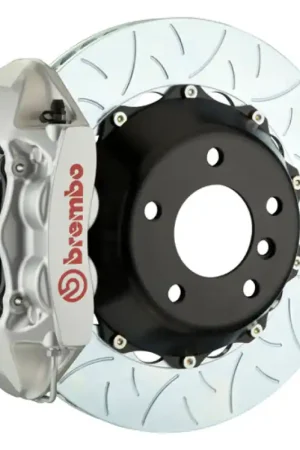 Brembo SS Rear GT BBK 4 Piston Cast 380x28 2pc Rotor Slotted Type-3-Silver Price Cut