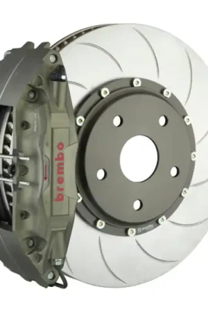 Free Delivery Brembo 99-07 Evo VI - IX PISTA Front Race BBK 4 Piston Cast 2pc 328 x35x6 4a 2pc Rotor T5-Clear HA