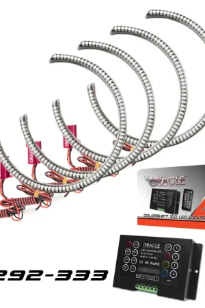 Trusted Brand Oracle Dodge Challenger 08-14 LED Waterproof Halo Kit - ColorSHIFT w/ 2.0 Controller