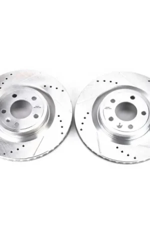 Direct From Manufacturer Power Stop 11-14 Ford Mustang Front Evolution Drilled & Slotted Rotors - Pair