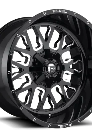 Aluminum Wheels 20X9 Stroke D611 8 On 180 Gloss Black Milled 124.3 Bore 20 Offset Fuel Off Road Wheels Free Returns