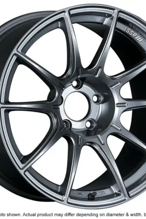 SSR GTX01 18x9.5 5x114.3 15mm Offset Dark Silver Wheel New Arrival