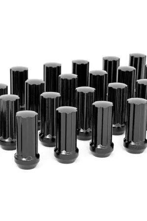 M14x2.0 Wheel Installation Kit w/Lug Nuts and Socket Key Black 24-Count Rough Country Low Price