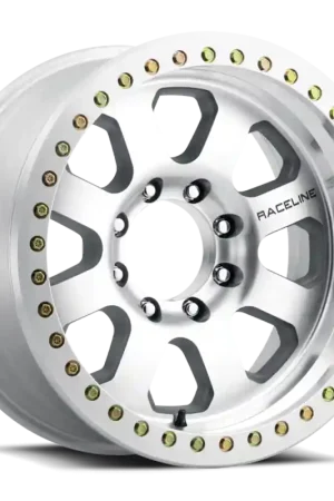 Raceline RT260M Avenger 20x10in / 8x165.1 BP / -38mm Offset / 130.81mm Bore- Machined Beadlock Wheel Cheap