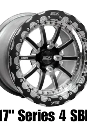 Belak 17x10.5 / 8.25in BS / 5x114.3 BP / Low Pad / Series 4 Wheel - Single Beadlock Worldwide Shipping