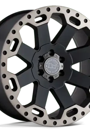 Genuine BRWAR 22X10 8X170 M-BLK-MCH-DDTLP -23MM