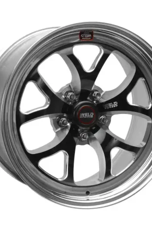 Weld S76 17x10 / 5x115mm BP / 6.7in. BS Black Wheel (High Pad) - Non-Beadlock Brand New