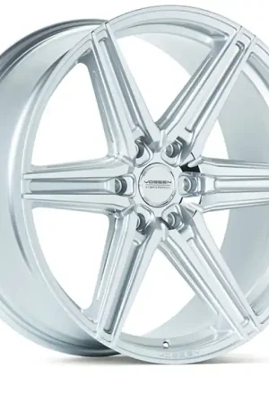 Vossen HF6-2 20x9.5 / 6x139.7 / ET15 / Deep Face / 106.1 - Silver Polished Wheel Mega Sale