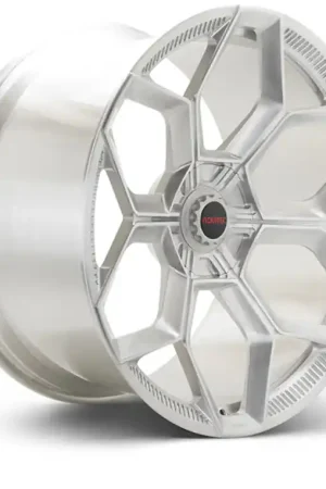 Direct From Factory Vossen x Novitec NL5-5L 19x11 - 5x112 BP - ET28 - Brushed Gloss Clear Lamborghini Huracan Rear Wheel