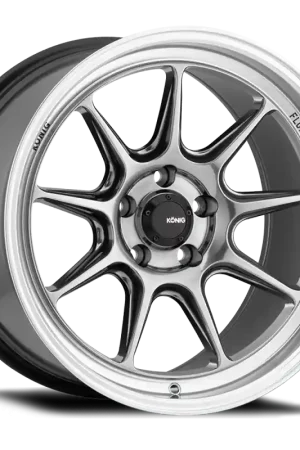 Konig Countergram 17x9 5x120 ET32 Hyper Chrome / Machined Lip Factory Price