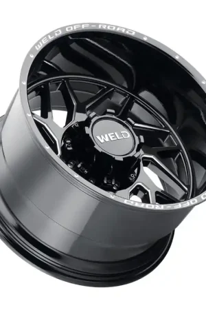 Weld Off-Road W117 20X9 Fulcrum 8X180 ET20 BS5.75 Gloss Black MIL 124.3 Direct From Manufacturer