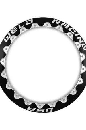 Weld Double Beadlock Ring 15in. / 20-Hole Standard 13.25in. 1 Ring - Black One Day Deal