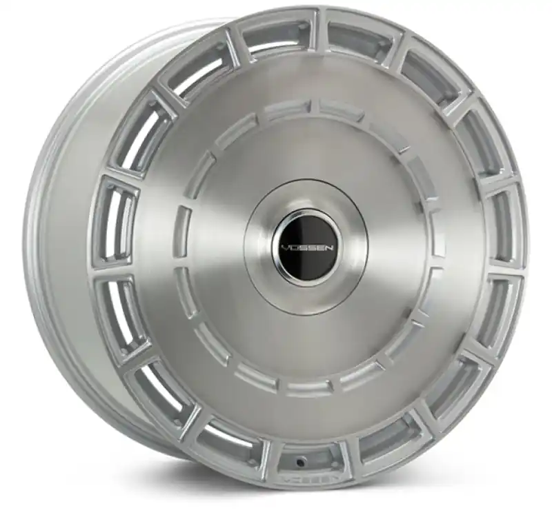 Weekend Sale Vossen HF-9 26x10 - 6x139.7 - ET25 - Deep - 106.1 - Silver Brushed Wheel