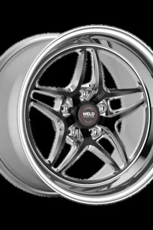 Hot Deal Weld S81 17x9 / 5x5 BP / 6.2in. BS (30 ET) Black Wheel 3.18 ID (High Pad) - Non-Beadlock