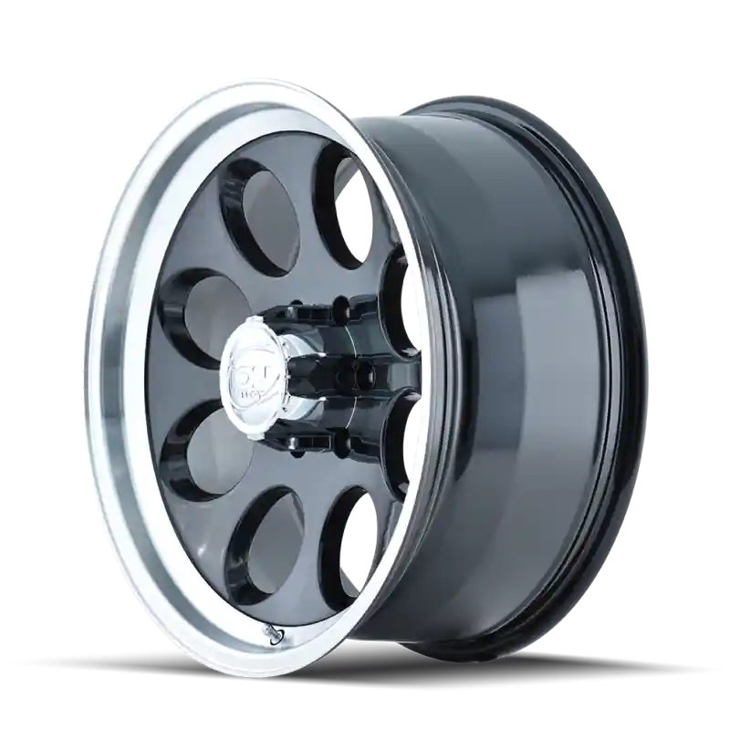 Secure Checkout ION Type 171 16x8 / 5x114.3 BP / -5mm Offset / 83.82mm Hub Black/Machined Wheel